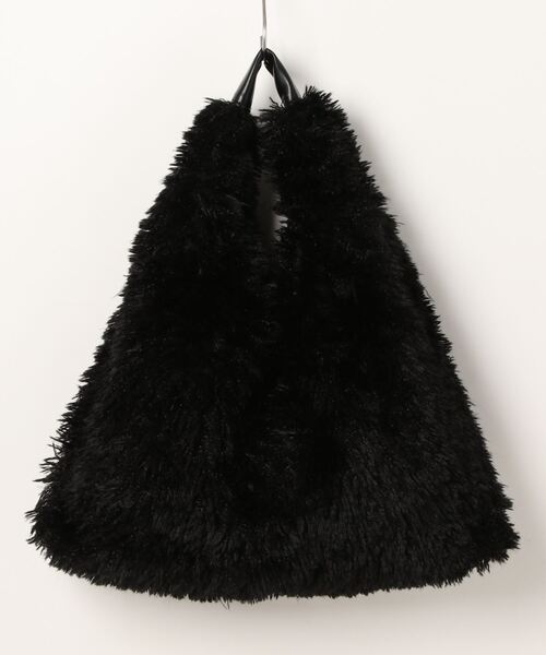 Settimissimo（セッティミッシモ）の「フェイクファー トートバッグ（トートバッグ・レディース・ブラック/ベージュ・FREE）」の3枚目の写真