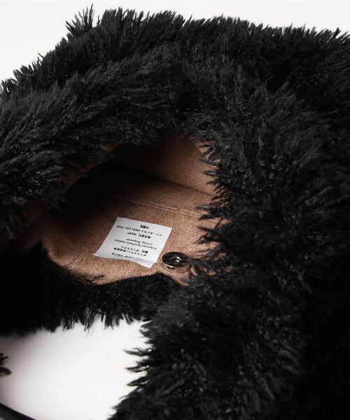 Settimissimo（セッティミッシモ）の「フェイクファー トートバッグ（トートバッグ・レディース・ブラック/ベージュ・FREE）」の5枚目の写真