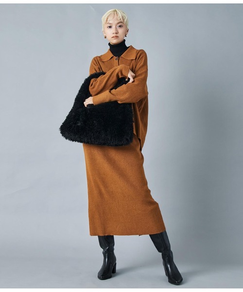 Settimissimo（セッティミッシモ）の「フェイクファー トートバッグ（トートバッグ・レディース・ブラック/ベージュ・FREE）」の11枚目の写真