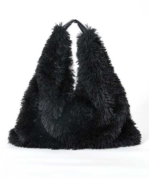Settimissimo（セッティミッシモ）の「フェイクファー トートバッグ（トートバッグ・レディース・ブラック/ベージュ・FREE）」の19枚目の写真