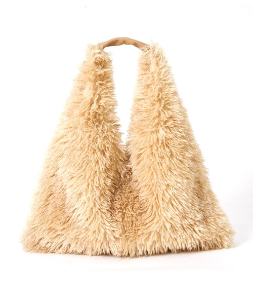 Settimissimo（セッティミッシモ）の「フェイクファー トートバッグ（トートバッグ・レディース・ブラック/ベージュ・FREE）」の21枚目の写真