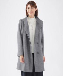【トランスワーク】アウター コート グレー 春秋 絹46％ 42(L) TRANS WORK｜トランスワークのジャケット/アウター通販 - ZOZOTOWN