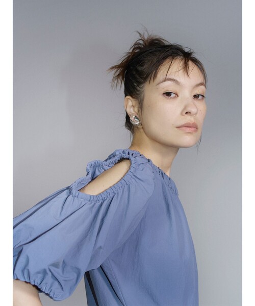 Ray BEAMS（レイビームス）の「RBS / サイド リボン ワンピース（ワンピース・レディース・ブルー/ブラック・1/0）」の11枚目の写真