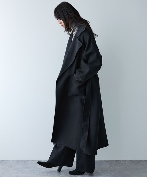 新品chaosカオス上質ウールコートブラック Chaos（カオス）の「スーペリアウールコート（）」 - WEAR