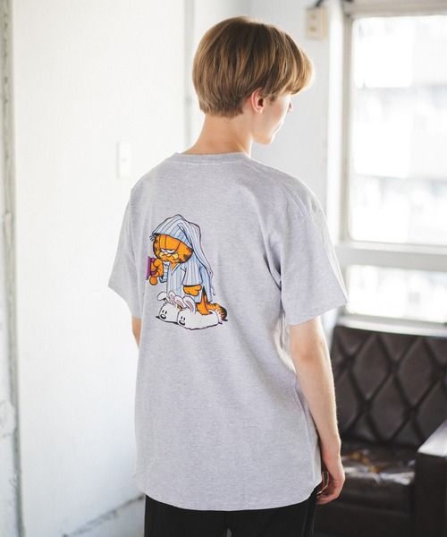 FRUIT OF THE LOOM(フルーツオブザルーム)の「ガーフィールド Tシャツ(Tシャツ/カットソー・メンズ・B/C/A・XL/M/L)」の3枚目の写真