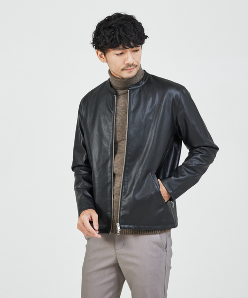 ABAHOUSE GRAY(アバハウスグレイ)の「【スポンジタッチ】シャドーカモフラ タートルネック ニット(ニット/セーター・メンズ・グレイッシュベージュ/ブラック/ホワイト/モカ・46/48)」の15枚目の写真