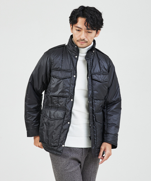 ABAHOUSE GRAY(アバハウスグレイ)の「【スポンジタッチ】シャドーカモフラ タートルネック ニット(ニット/セーター・メンズ・グレイッシュベージュ/ブラック/ホワイト/モカ・46/48)」の21枚目の写真