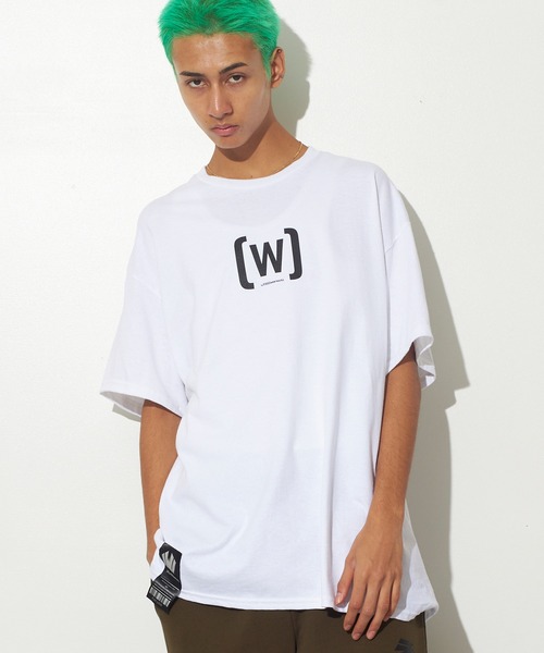 VIRGOwearworks(ヴァルゴウェアワークス)の「Mini-w S/S(Tシャツ/カットソー・メンズ・ブラック×ホワイト/ブラック×グリーン/ホワイト×ブラック・XX-LARGE/LARGE/MEDIUM/X-LARGE)」の1枚目の写真