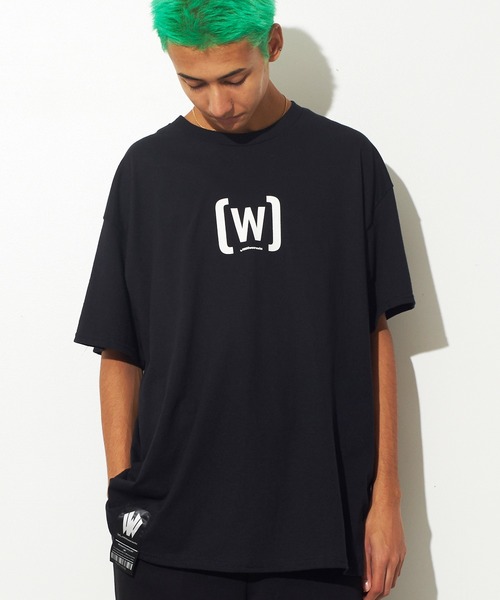 VIRGOwearworks(ヴァルゴウェアワークス)の「Mini-w S/S(Tシャツ/カットソー・メンズ・ブラック×ホワイト/ブラック×グリーン/ホワイト×ブラック・XX-LARGE/LARGE/MEDIUM/X-LARGE)」の2枚目の写真