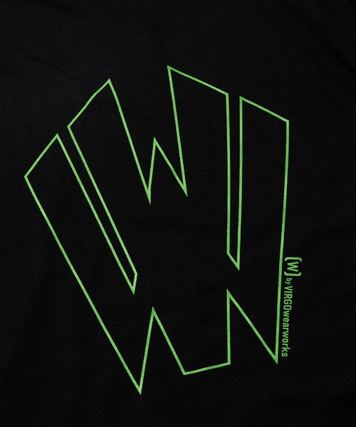 VIRGOwearworks(ヴァルゴウェアワークス)の「Mini-w S/S(Tシャツ/カットソー・メンズ・ブラック×ホワイト/ブラック×グリーン/ホワイト×ブラック・XX-LARGE/LARGE/MEDIUM/X-LARGE)」の14枚目の写真
