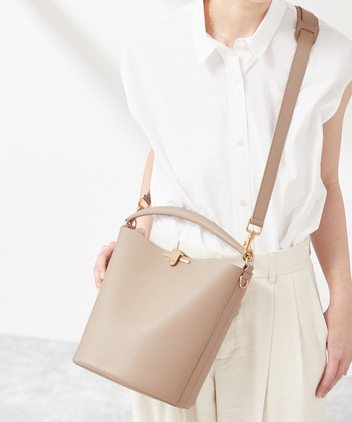 Zanchetti(ザンチェッティ)の「【ZANCHETTI / ザンケッティ】AMLETO BUCKET:バッグ(トートバッグ・レディース・ブラック/ライトグレー・FREE)」の19枚目の写真