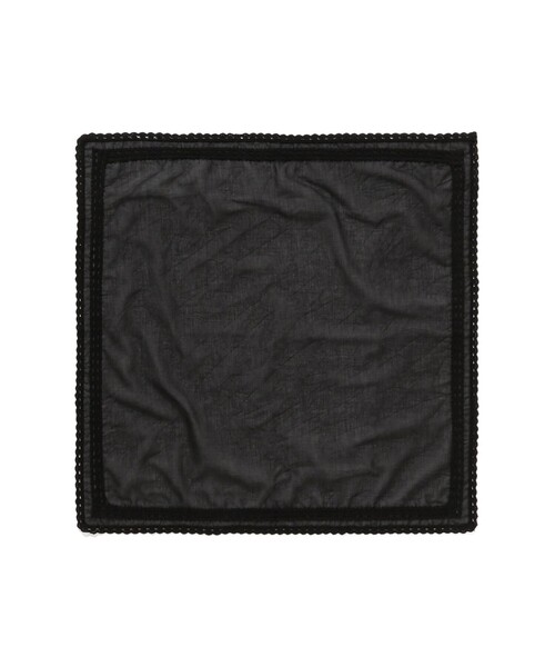 BEAMS BOY(ビームスボーイ)の「BEAMS BOY / レース スクエア ストール(ストール/ショール・レディース・オフホワイト/ブラック/ネイビー・ONE SIZE)」の9枚目の写真