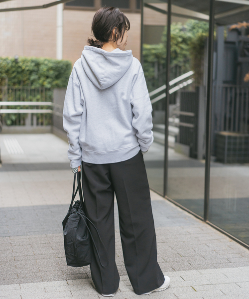 Spick & Span(スピックアンドスパン)の「≪追加≫ダブルクロスツータックパンツ(スラックス・レディース・チャコールグレー/ブラック・36/40/34/38)」の21枚目の写真
