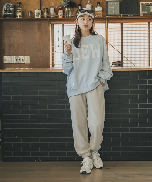 coca(coca)(コカ)の「フリースジョガーパンツ(その他パンツ・レディース・ブラック/ライトベージュ・M/L)」の3枚目の写真