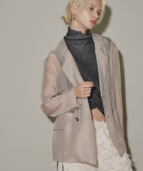 VIOLETTA（ヴィオレッタ）の「シアーダブルジャケット（テーラード