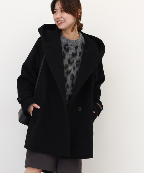 ジャーナルスタンダードレリューム　スーパーファインビーバーフーデッドコート JOURNAL STANDARD relume（ジャーナルスタンダード レリューム）の