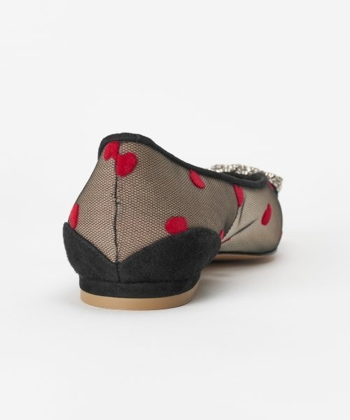 Pippichic(ピッピシック)の「【PIPPICHIC(ピッピシック)】 ANNA V HEART TULE BIJOU(パンプス・レディース・ブラック系その他・37/36/38)」の3枚目の写真