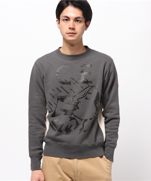 C.E(シーイー)の「C.E / PRE COG クルーネック スウェット(スウェット・メンズ・ホワイト/チャコールグレー・SMALL/LARGE/X-LARGE/MEDIUM)」の4枚目の写真