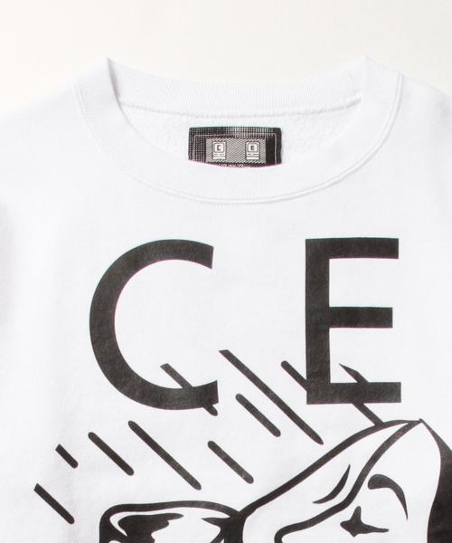 C.E(シーイー)の「C.E / PRE COG クルーネック スウェット(スウェット・メンズ・ホワイト/チャコールグレー・SMALL/LARGE/X-LARGE/MEDIUM)」の5枚目の写真