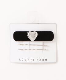 LOWRYS FARM（ローリーズファーム）の「ベロアハートSETピン 102976（ヘアゴム・レディース）」