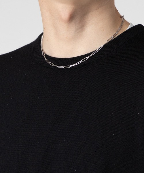 TOM WOOD（トムウッド）の「TOM WOOD Box Chain トムウッド ボックス チェーン スターリングシルバー 925 ネックレス（ネックレス・レディース・シルバー・42cm/52cm）」の9枚目の写真