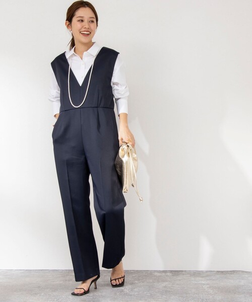 NOLLEY’S(ノーリーズ)の「愛され ベーシックシャツ(シャツ/ブラウス・レディース・ホワイト/ホワイト系その他4/ミント/インディゴブルー・38/36)」の8枚目の写真