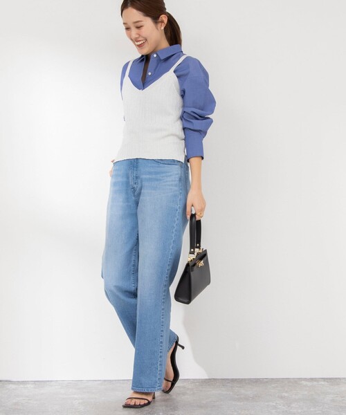 NOLLEY’S(ノーリーズ)の「愛され ベーシックシャツ(シャツ/ブラウス・レディース・ホワイト/ホワイト系その他4/ミント/インディゴブルー・38/36)」の17枚目の写真