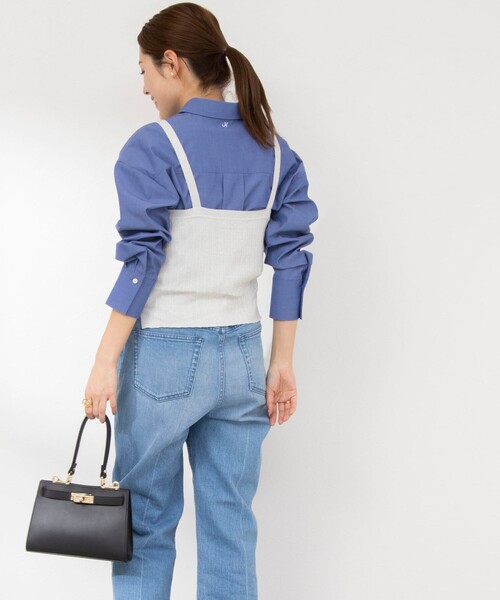NOLLEY’S(ノーリーズ)の「愛され ベーシックシャツ(シャツ/ブラウス・レディース・ホワイト/ホワイト系その他4/ミント/インディゴブルー・38/36)」の18枚目の写真