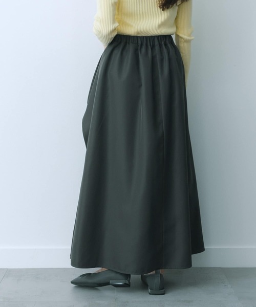 HEYUMM（ヘユム）の「シアープリーツレイヤードスカート（スカート・レディース・ライトベージュ/ラベンダー/チャコールグレー・SMALL/MEDIUM）」の19枚目の写真