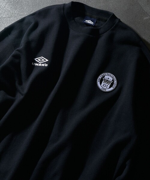 UMBRO カオヨリナカミ×フリークスストアダブルロゴ クルーネックスウェット UMBRO（アンブロ）の「KAOYORINAKAMI×FREAK'S STORE