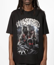 WASTED PARIS | ストリートブランド WASTED PARIS ウェイステッド パリス T-SHIRT UNDEAD オーバーサイズ 半袖トップス 半袖Tシャツ ロゴTシャツ プリントTシャツ ストリートファッション スケーターブランド(Tシャツ/カットソー)