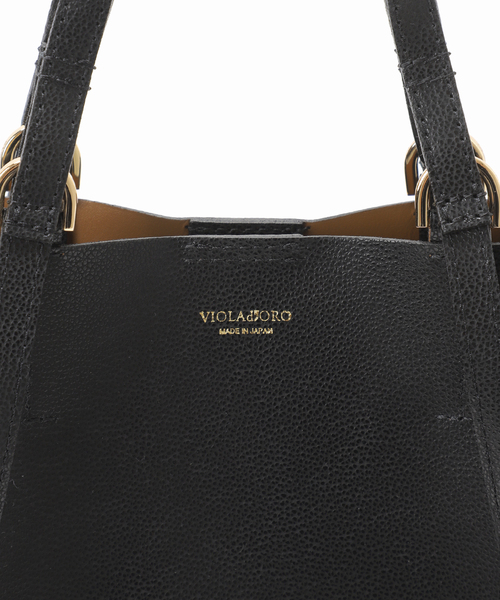 La TOTALITE（ラトータリテ）の「【VIOLAd’ORO/ヴィオラドーロ】WフェイスレザートートBAG（トートバッグ・レディース・アイボリー/ブラック・FREE）」の13枚目の写真