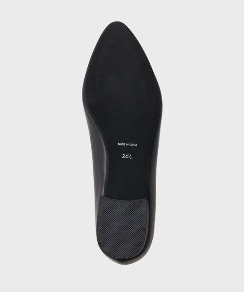 INDIVI(インディヴィ)の「◆【新登場!広幅サイズ】ベーシックローヒールパンプス(パンプス・レディース・ブラック/サンドベージュ・50/40/35/30/25/45)」の3枚目の写真