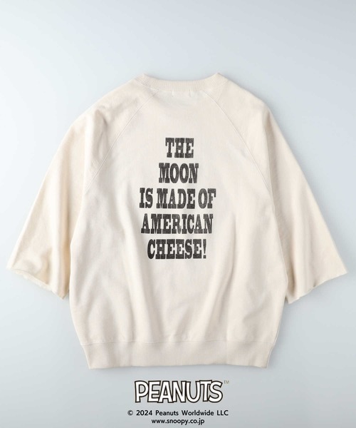 ピーナッツ　スエットTシャツ セール】【PEANUTS】ピーナッツ7分スウェット（Tシャツ