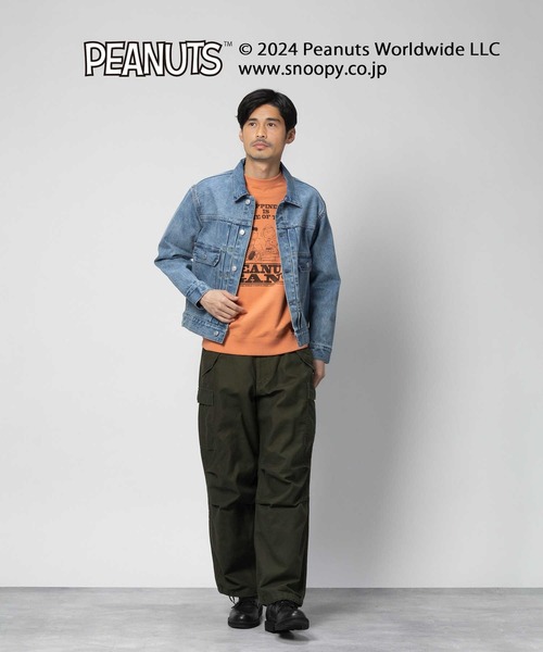 セール】【PEANUTS】ピーナッツ7分スウェット（Tシャツ