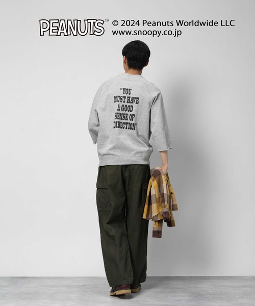 コーチ × ピーナッツ スヌーピー オーガニックコットン Tシャツ 公式】COACH – コーチ | 【COACH X PEANUTS】リンガー Tシャツ