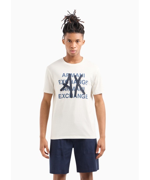 A/X Armani Exchange★デザインロゴTシャツ 送関込 セール】【A|X アルマーニ エクスチェンジ】デザインロゴ 半袖