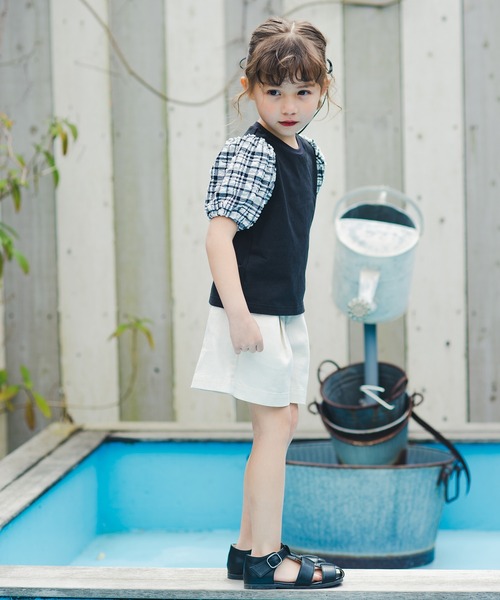 BRANSHES(ブランシェス)の「合皮グルカサンダル(サンダル・キッズ・ブラック/オフホワイト・18.0cm/19.0cm/17.0cm/16.0cm/20.0cm)」の15枚目の写真