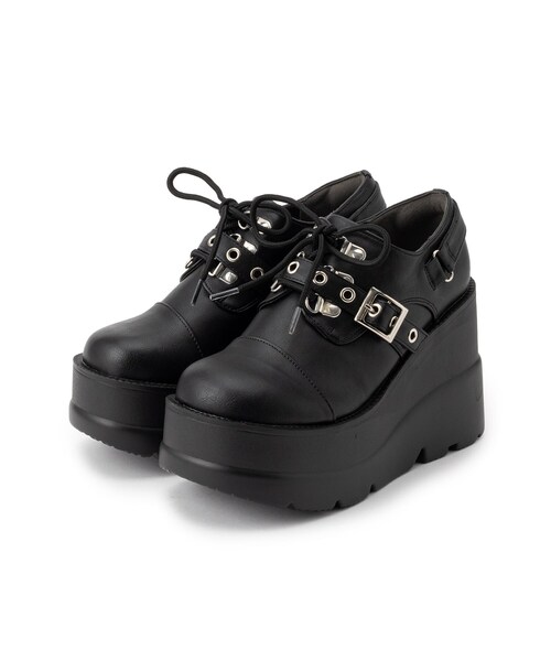 cs T&P(シーエスティーアンドピー)の「厚底チェーン付きパンプス(パンプス・レディース・ホワイト/ブラック/パープル系・S/M/L/LL)」の12枚目の写真