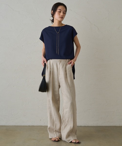 LOUNGEDRESS（ラウンジドレス）の「カットジョーゼットフレンチブラウス（シャツ/ブラウス・レディース・オフホワイト/ネイビー/ブラック・FREE）」の18枚目の写真