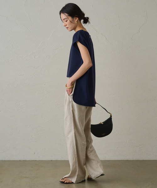 LOUNGEDRESS（ラウンジドレス）の「カットジョーゼットフレンチブラウス（シャツ/ブラウス・レディース・オフホワイト/ネイビー/ブラック・FREE）」の20枚目の写真