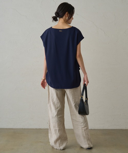 LOUNGEDRESS（ラウンジドレス）の「カットジョーゼットフレンチブラウス（シャツ/ブラウス・レディース・オフホワイト/ネイビー/ブラック・FREE）」の21枚目の写真