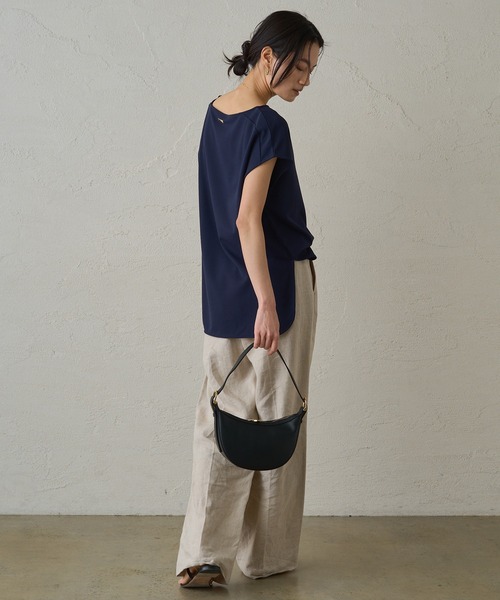 LOUNGEDRESS（ラウンジドレス）の「カットジョーゼットフレンチブラウス（シャツ/ブラウス・レディース・オフホワイト/ネイビー/ブラック・FREE）」の22枚目の写真