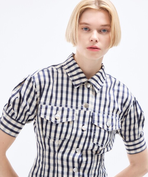 DEICY(デイシー)の「デニムミニワンピース(ワンピース・レディース・ネイビー/ライトインディゴブルー/サックスブルー・0/1)」の18枚目の写真