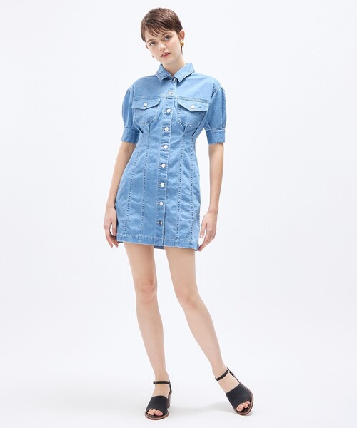 DEICY(デイシー)の「デニムミニワンピース(ワンピース・レディース・ネイビー/ライトインディゴブルー/サックスブルー・0/1)」の22枚目の写真