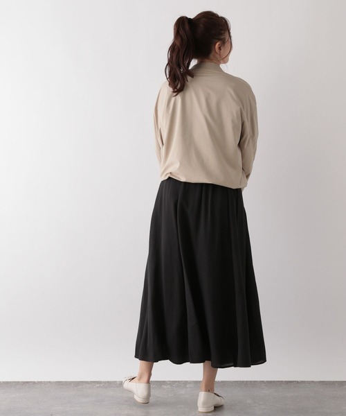 GLOBAL WORK（グローバルワーク）の「エアかる撥水MA-1/986438（MA-1・レディース・カーキ/アイボリー/ベージュ・SHORT/REGULAR）」の9枚目の写真