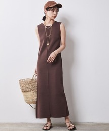 CHIC STYLE | 大きいサイズ Vネックロングニットワンピース シックスタイル(ワンピース)