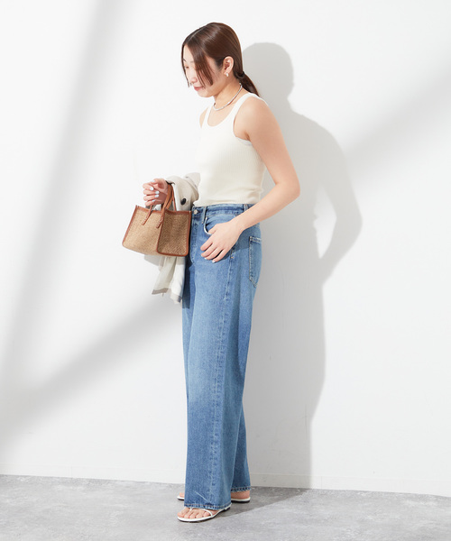 journal standard L'essage（ジャーナルスタンダードレサージュ）の「【TanC TOKYO/タンクトウキョウ】SKIN TOP：タンクトップ（タンクトップ・レディース・ブラック/ホワイト/アイボリー・FREE）」の15枚目の写真