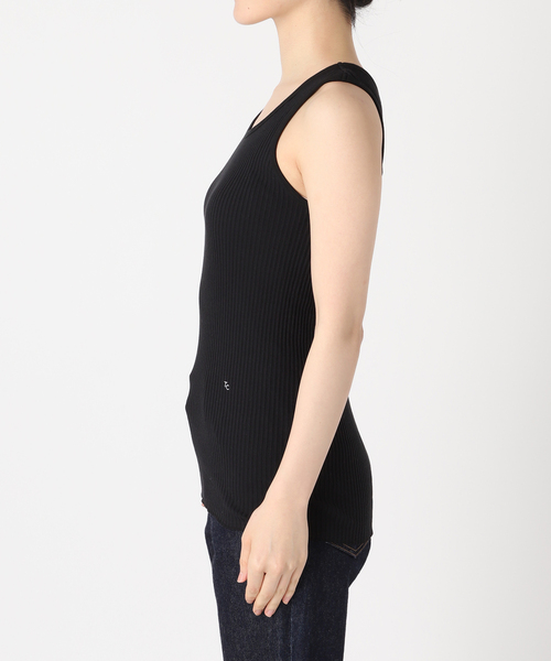 journal standard L'essage（ジャーナルスタンダードレサージュ）の「【TanC TOKYO/タンクトウキョウ】SKIN TOP：タンクトップ（タンクトップ・レディース・ブラック/ホワイト/アイボリー・FREE）」の20枚目の写真