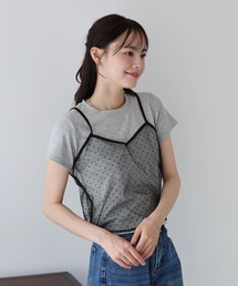 新品未使用品⭐︎ cheek 半袖チュールトップス チュール」に該当するトップス（半袖）ファッション通販 - ZOZOTOWN
